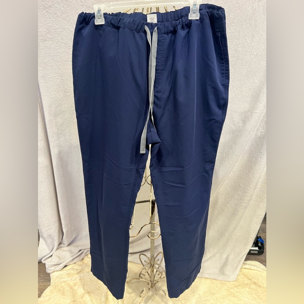 Figs Navy Blue Mens Scrub Set